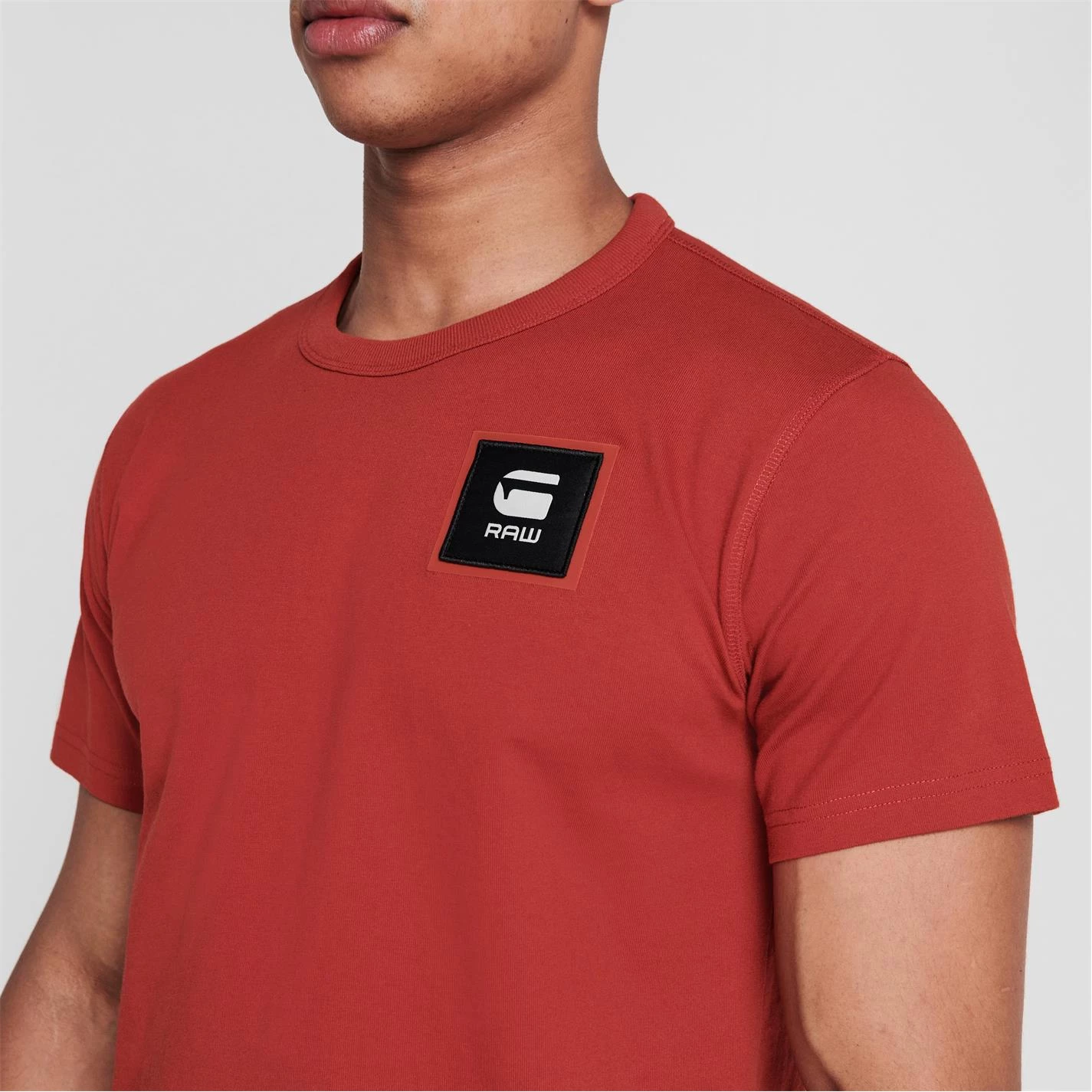 G Star Gstar Badge Logo T Shirt 4 G Star Gstar Badge Logo T Shirt - Image 4