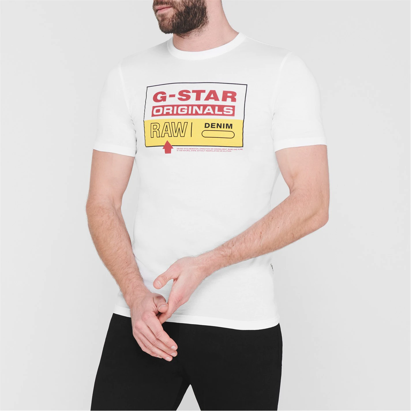 G Star Colour Block T Shirt 2 G Star Colour Block T Shirt - Image 2