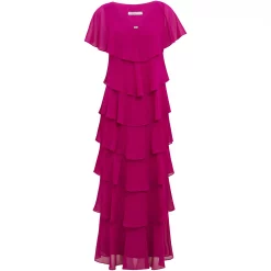 Gina Bacconi Areka Tiered Maxi Dress -Gina Bacconi Sales aa003800 xxl a3