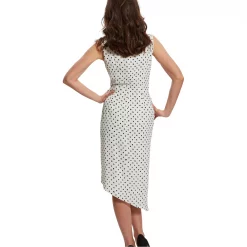 Gina Bacconi Kari Asymmetric Wrap Spot Dress 7 Gina Bacconi Kari Asymmetric Wrap Spot Dress -Gina Bacconi Sales aa014300 xxl a2