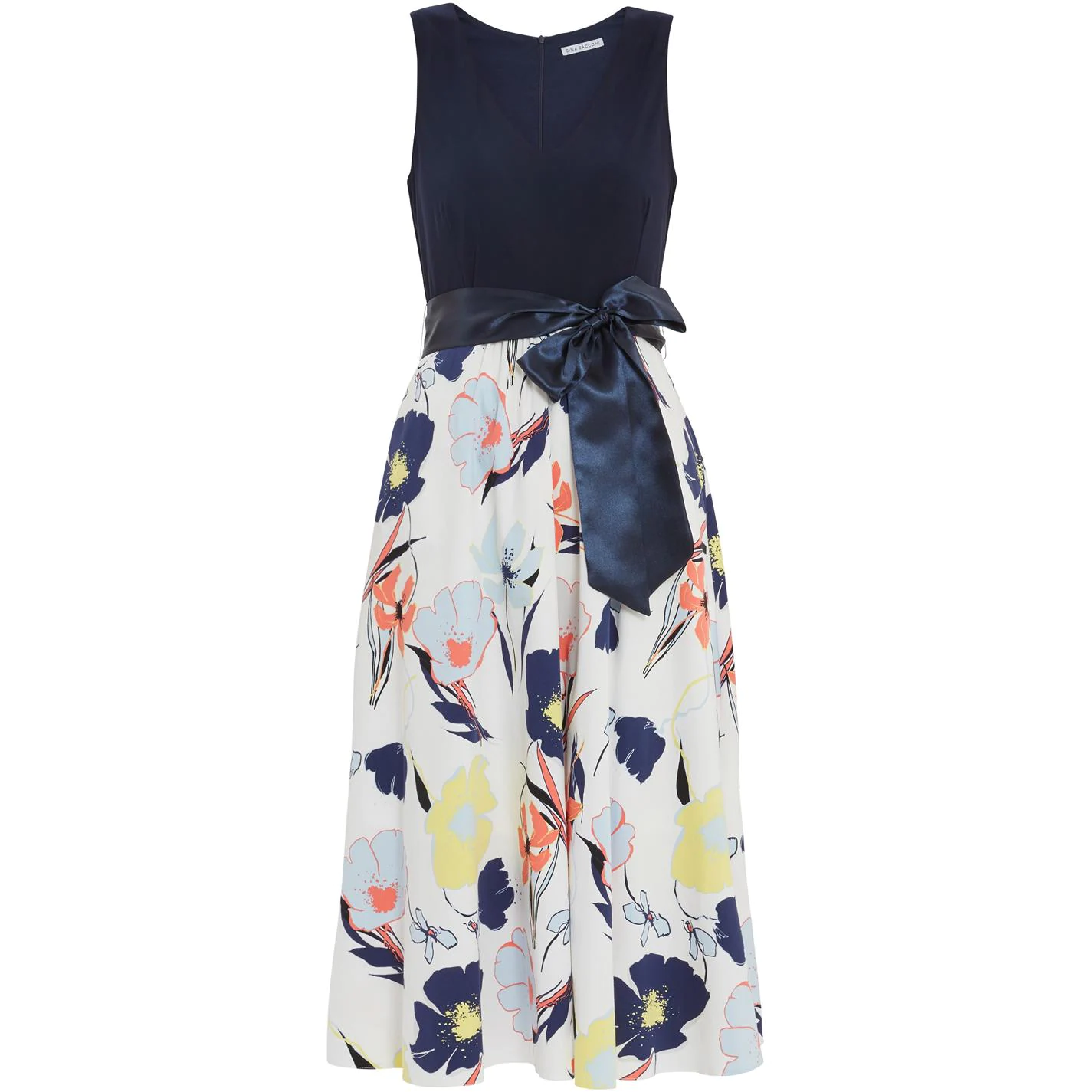 Gina Bacconi Perrie Jersey Top With Tie Dress 1 Gina Bacconi Perrie Jersey Top With Tie Dress