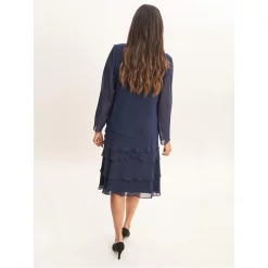 Gina Bacconi Camira Lace Shoulder Bead Tier Jacket Dress -Gina Bacconi Sales aa015300 xxl a2