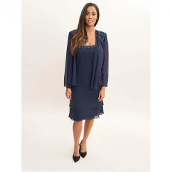 Gina Bacconi Camira Lace Shoulder Bead Tier Jacket Dress -Gina Bacconi Sales aa015300 xxl a4