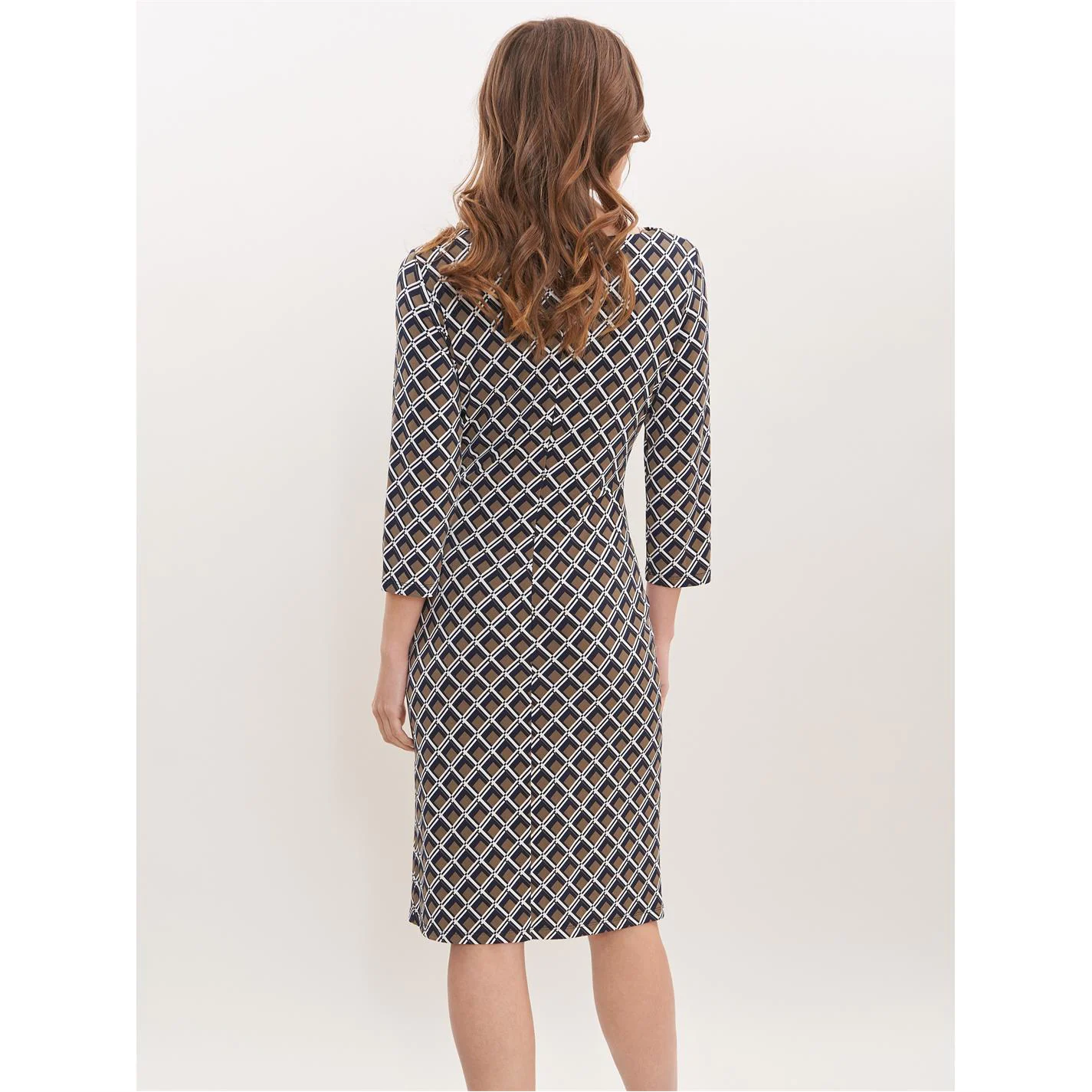 Gina Bacconi Talaina Printed Jersey Cowl Neck Dress 3 Gina Bacconi Talaina Printed Jersey Cowl Neck Dress - Image 3
