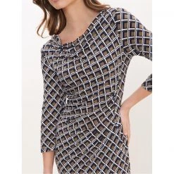 Gina Bacconi Talaina Printed Jersey Cowl Neck Dress 8 Gina Bacconi Talaina Printed Jersey Cowl Neck Dress -Gina Bacconi Sales aa016000 xxl a3