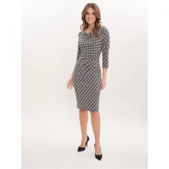 Gina Bacconi Talaina Printed Jersey Cowl Neck Dress 9 Gina Bacconi Talaina Printed Jersey Cowl Neck Dress -Gina Bacconi Sales aa016000 xxl a4