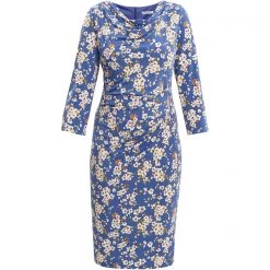 Gina Bacconi Sales 49 Gina Bacconi Brenda Printed Jersey Cowl Neck Dress