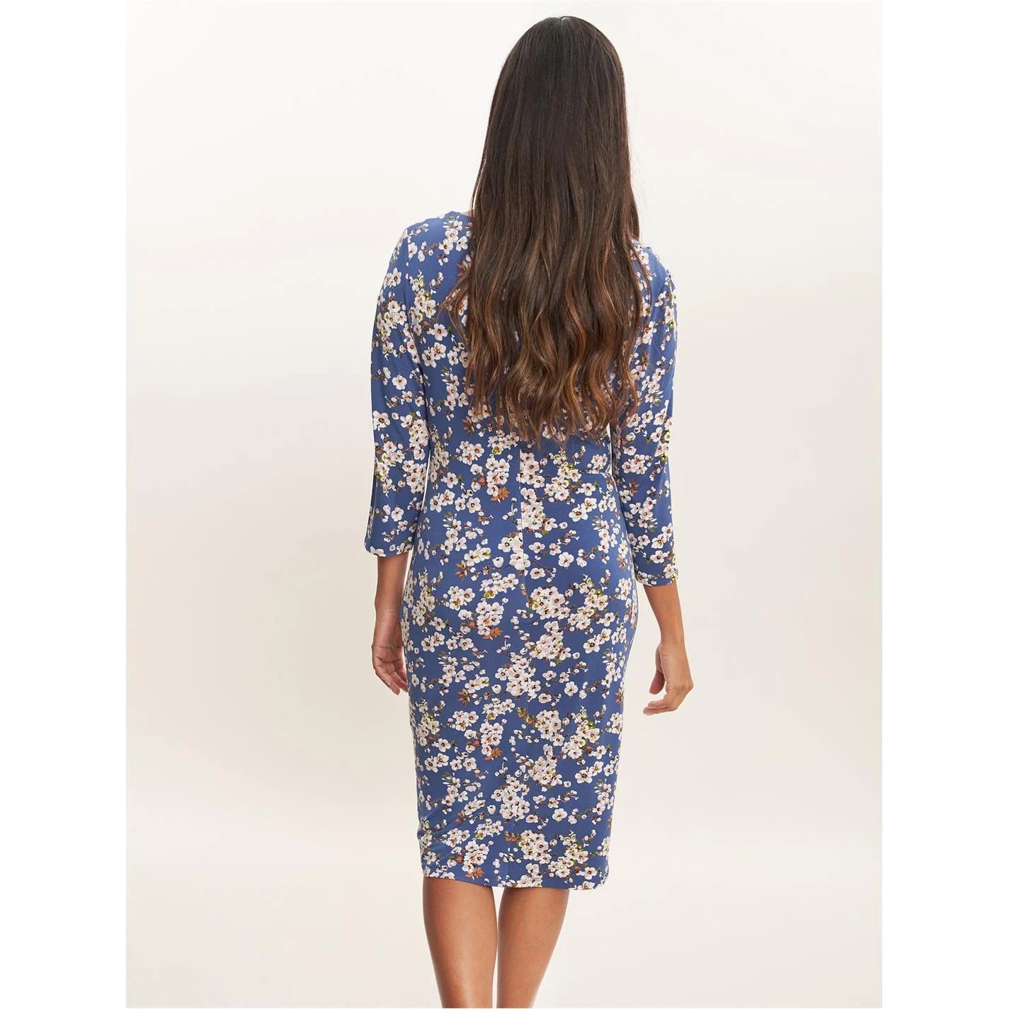 Gina Bacconi Brenda Printed Jersey Cowl Neck Dress 3 Gina Bacconi Brenda Printed Jersey Cowl Neck Dress - Image 3