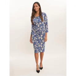 Gina Bacconi Brenda Printed Jersey Cowl Neck Dress 9 Gina Bacconi Brenda Printed Jersey Cowl Neck Dress -Gina Bacconi Sales aa016300 xxl a4