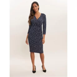 Gina Bacconi Lila Spot Jersey Wrap Dress 9 Gina Bacconi Lila Spot Jersey Wrap Dress -Gina Bacconi Sales aa016700 xxl a4