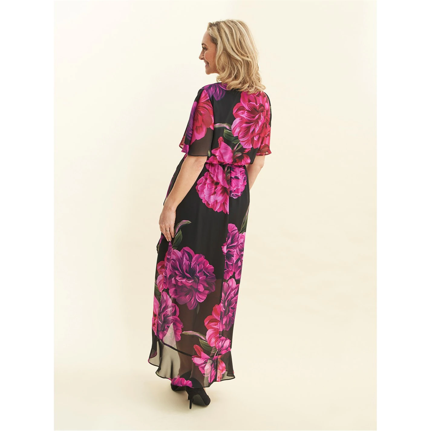 Gina Bacconi Tanner Long Printed Dress 2 Gina Bacconi Tanner Long Printed Dress - Image 2