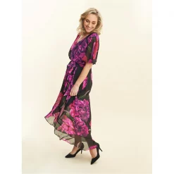 Gina Bacconi Tanner Long Printed Dress 7 Gina Bacconi Tanner Long Printed Dress -Gina Bacconi Sales aa069200 xxl a2