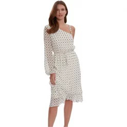 Gina Bacconi Sasha Chiffon Spot Dress Wrap