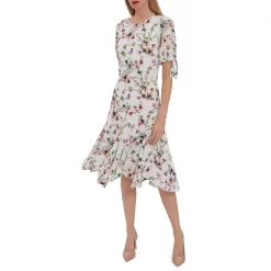 Gina Bacconi Dita Floral Dress With Tie Sleeves 7 Gina Bacconi Dita Floral Dress With Tie Sleeves -Gina Bacconi Sales aa178100 xxl a2