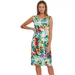 Gina Bacconi Kailia Floral Scuba Dress