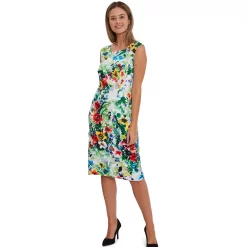 Gina Bacconi Kailia Floral Scuba Dress -Gina Bacconi Sales aa178600 xxl a2