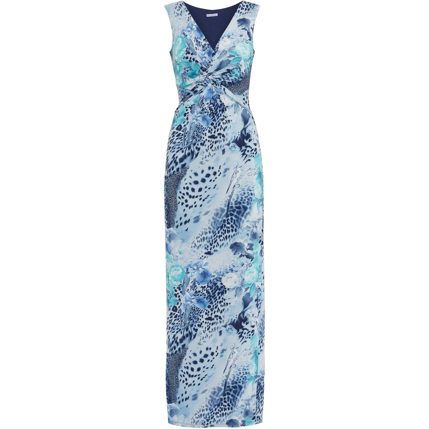 Gina Bacconi Lathria Animal Jersey Maxi Dress 4 Gina Bacconi Lathria Animal Jersey Maxi Dress - Image 4