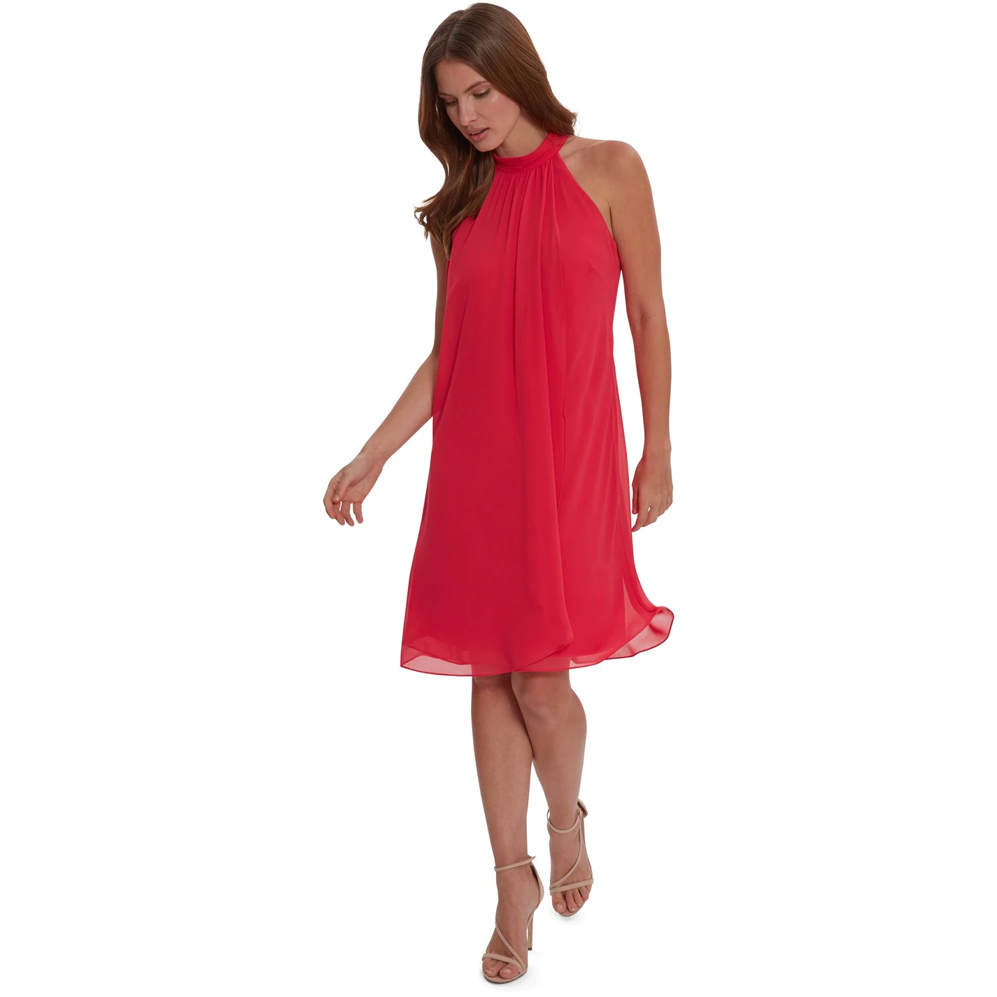 Gina Bacconi Bellona High Neck Chiffon Dress 3 Gina Bacconi Bellona High Neck Chiffon Dress - Image 3