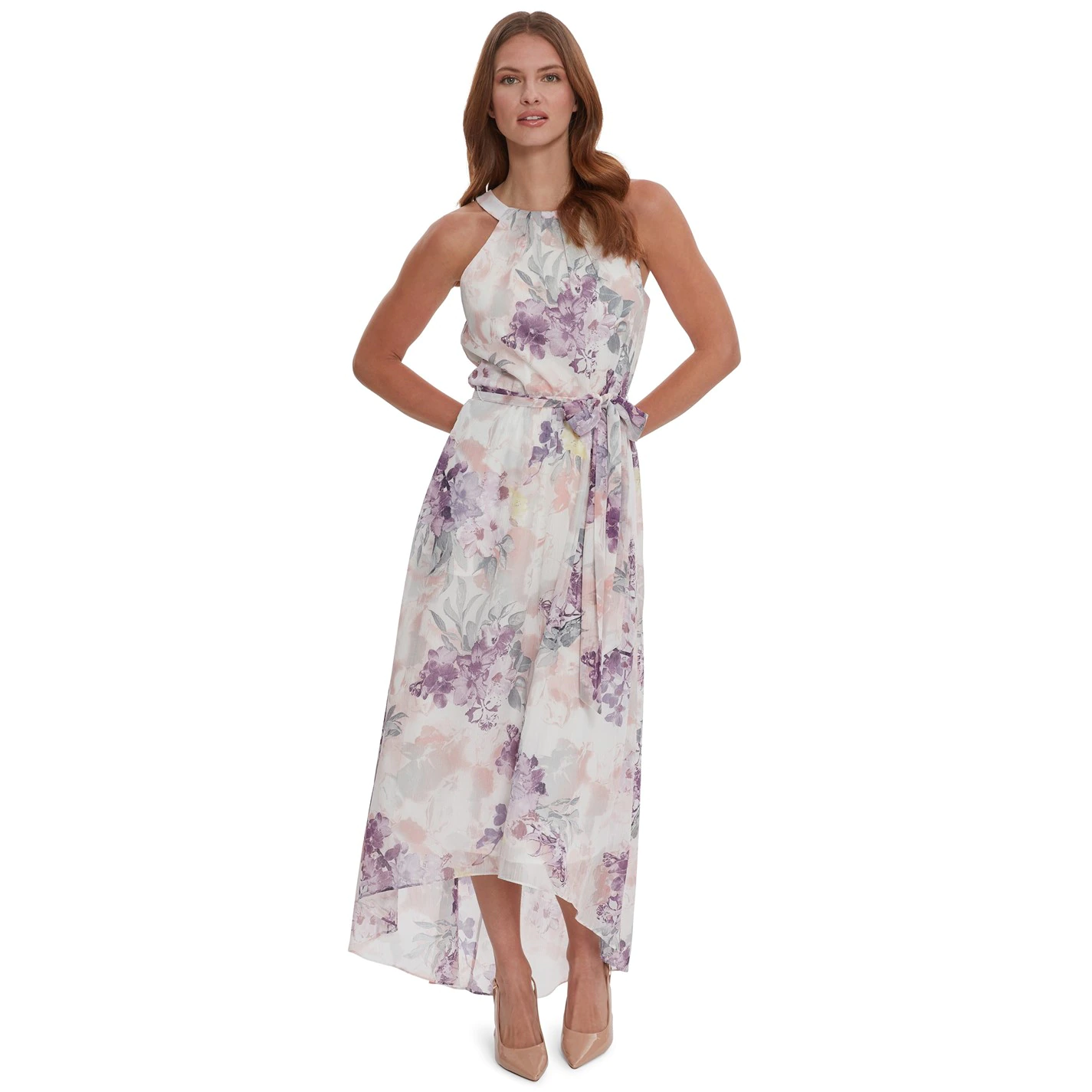Gina Bacconi Tierra Floral Chiffon Maxi Dress 3 Gina Bacconi Tierra Floral Chiffon Maxi Dress - Image 3