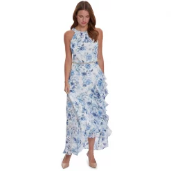 Gina Bacconi VIVI CHIFFON MAXI DRESS