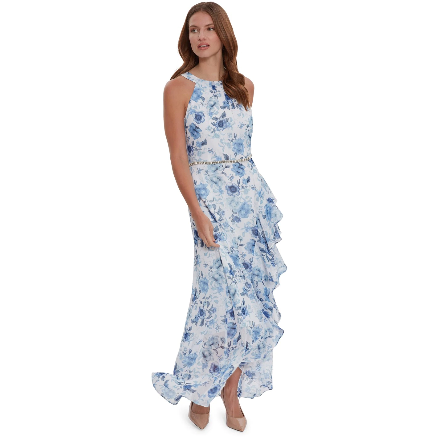 Gina Bacconi VIVI CHIFFON MAXI DRESS 3 Gina Bacconi VIVI CHIFFON MAXI DRESS - Image 3