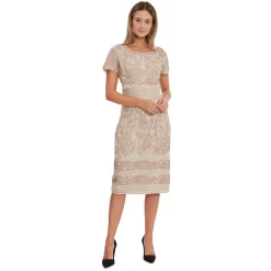 Gina Bacconi Dove Corded Lace Dress -Gina Bacconi Sales aa180500 xxl a2