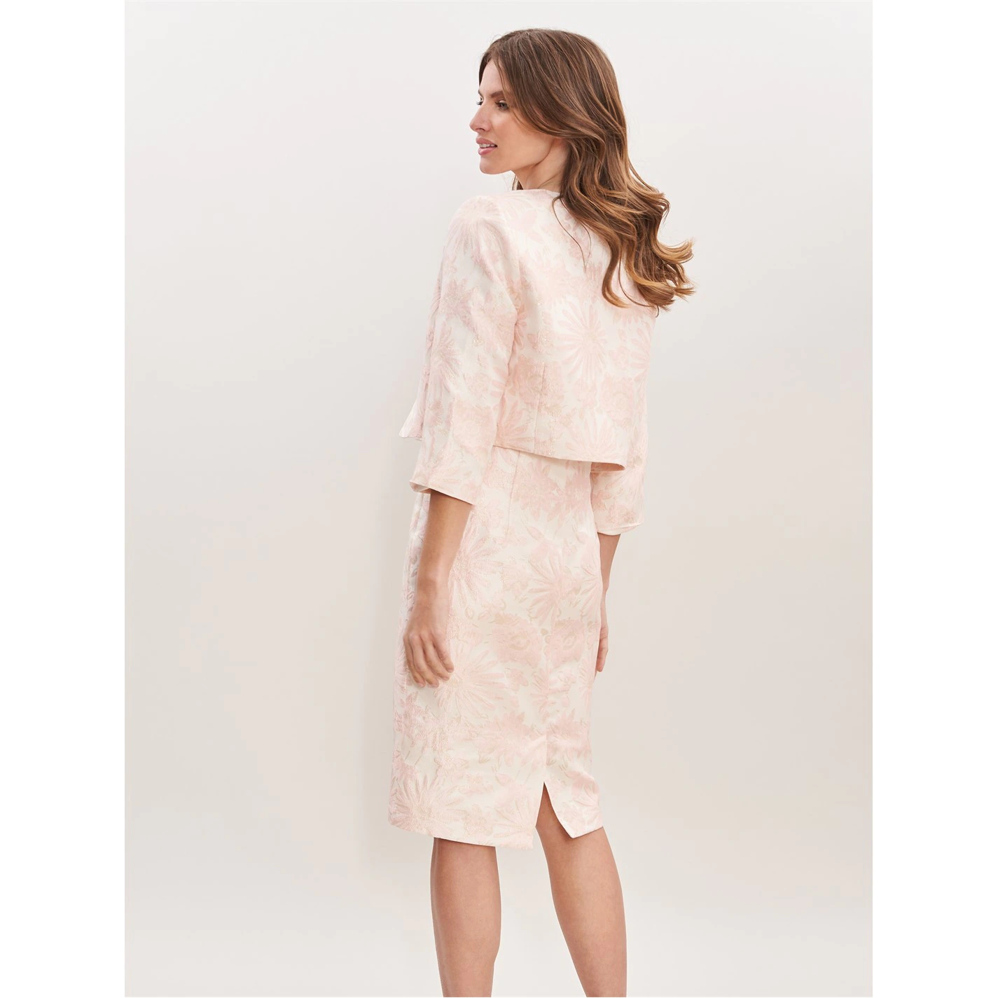 Gina Bacconi Emeline Jacquard Sheath Dress And Bolero 2 Gina Bacconi Emeline Jacquard Sheath Dress And Bolero - Image 2