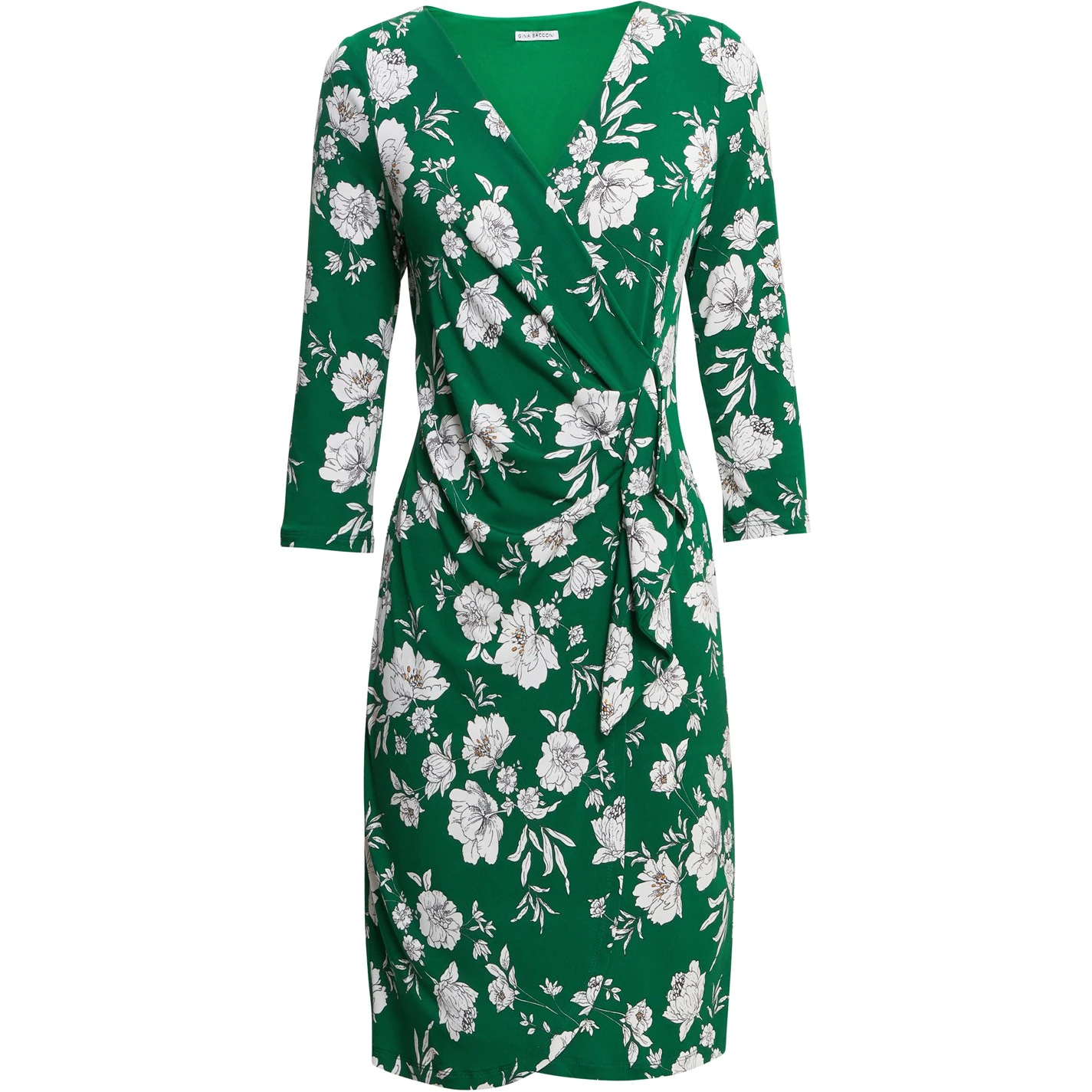 Gina Bacconi Robbie Printed Jersey Dress 4 Gina Bacconi Robbie Printed Jersey Dress - Image 4