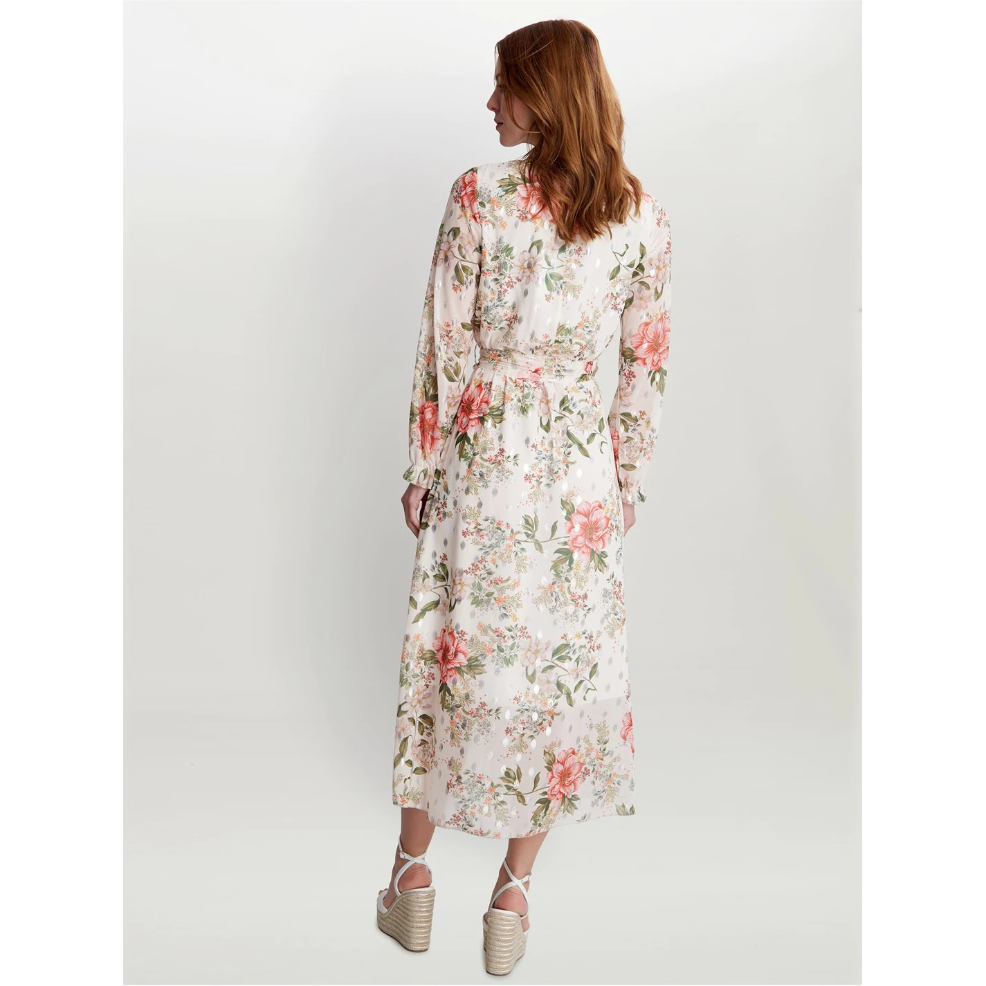 Gina Bacconi JODETTE SHIRRED NECK DRESS 2 Gina Bacconi JODETTE SHIRRED NECK DRESS - Image 2