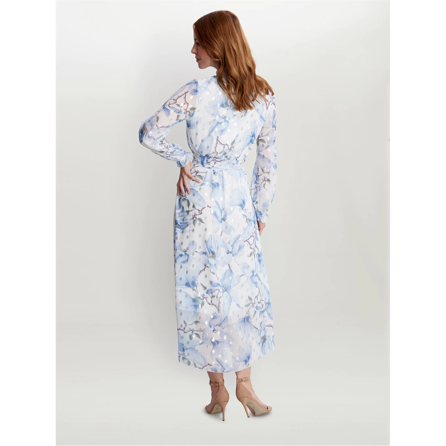 Gina Bacconi KIARA SHIRRED NECK DRESS 2 Gina Bacconi KIARA SHIRRED NECK DRESS - Image 2