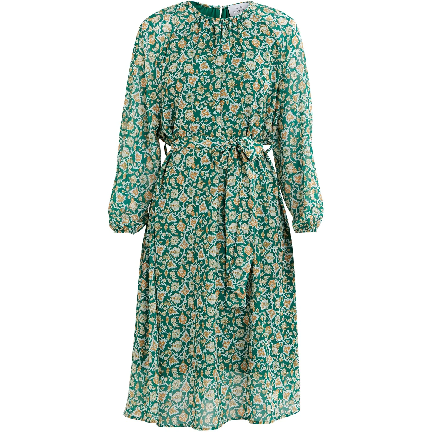 Gina Bacconi NATIA UNWAISTED LONG SLEEVE DRESS WITH BELT 4 Gina Bacconi NATIA UNWAISTED LONG SLEEVE DRESS WITH BELT - Image 4