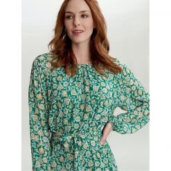 Gina Bacconi NATIA UNWAISTED LONG SLEEVE DRESS WITH BELT 9 Gina Bacconi NATIA UNWAISTED LONG SLEEVE DRESS WITH BELT -Gina Bacconi Sales aa184200 xxl a4