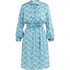 Gina Bacconi ROTEM LONG SLEEVE SHIRT DRESS TWILL GEORGETTE 8 Gina Bacconi ROTEM LONG SLEEVE SHIRT DRESS TWILL GEORGETTE -Gina Bacconi Sales aa184600 xxl a3