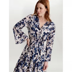 Gina Bacconi ALARICE V NECK ROUCHED WAIST DRESS 7 Gina Bacconi ALARICE V NECK ROUCHED WAIST DRESS -Gina Bacconi Sales aa185000 xxl a3