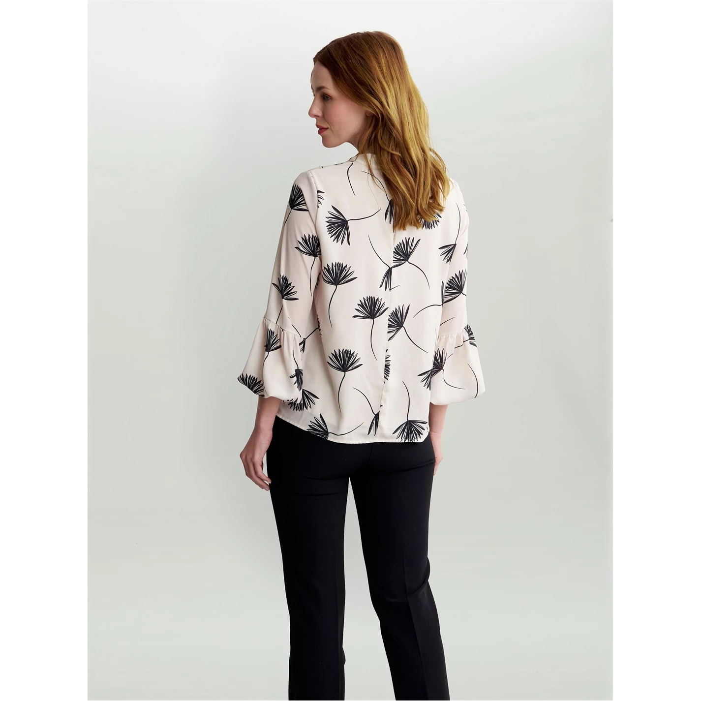 Gina Bacconi JULIEANNE BLOUSE WITH SLEEVE DETAIL 2 Gina Bacconi JULIEANNE BLOUSE WITH SLEEVE DETAIL - Image 2