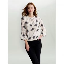 Gina Bacconi JULIEANNE BLOUSE WITH SLEEVE DETAIL 11 Gina Bacconi JULIEANNE BLOUSE WITH SLEEVE DETAIL -Gina Bacconi Sales aa185300 xxl a5