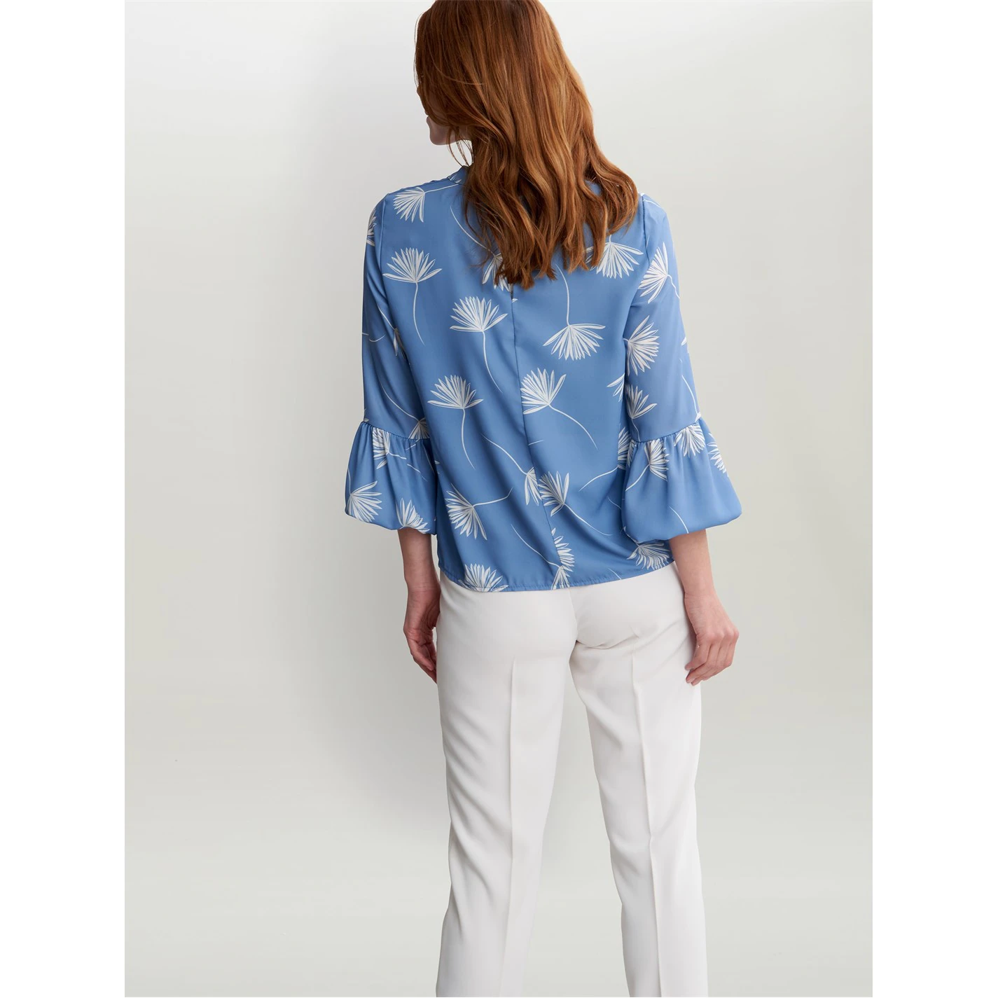 Gina Bacconi LYLIA BLOUSE WITH SLEEVE DETAIL 2 Gina Bacconi LYLIA BLOUSE WITH SLEEVE DETAIL - Image 2