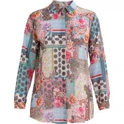 Gina Bacconi HALLE PRINTED GEORGETTE SHIRT TUNIC 8 Gina Bacconi HALLE PRINTED GEORGETTE SHIRT TUNIC -Gina Bacconi Sales aa185600 xxl a3