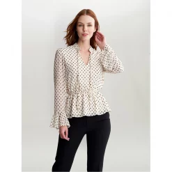 Gina Bacconi ORLA GEORGETTE BLOUSE WITH TIE DETAIL