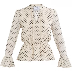 Gina Bacconi ORLA GEORGETTE BLOUSE WITH TIE DETAIL 8 Gina Bacconi ORLA GEORGETTE BLOUSE WITH TIE DETAIL -Gina Bacconi Sales aa185800 xxl a3