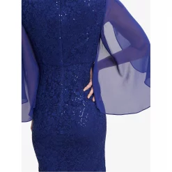 Gina Bacconi Claudine Long Fit And Flare Lace Dress 9 Gina Bacconi Claudine Long Fit And Flare Lace Dress -Gina Bacconi Sales aa196500 xxl a4