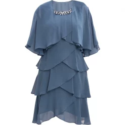 Gina Bacconi Toni Layered Scoop Dress And Jacket 9 Gina Bacconi Toni Layered Scoop Dress And Jacket -Gina Bacconi Sales aa234300 xxl a3