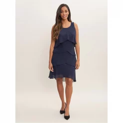 Gina Bacconi Vesta Jewel-Shoulder Tiered Cocktail Dress 7 Gina Bacconi Vesta Jewel-Shoulder Tiered Cocktail Dress -Gina Bacconi Sales aa279700 xxl a2