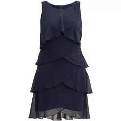 Gina Bacconi Vesta Jewel-Shoulder Tiered Cocktail Dress 8 Gina Bacconi Vesta Jewel-Shoulder Tiered Cocktail Dress -Gina Bacconi Sales aa279700 xxl a3