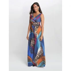 Gina Bacconi Patsey Jersey Maxi Dress