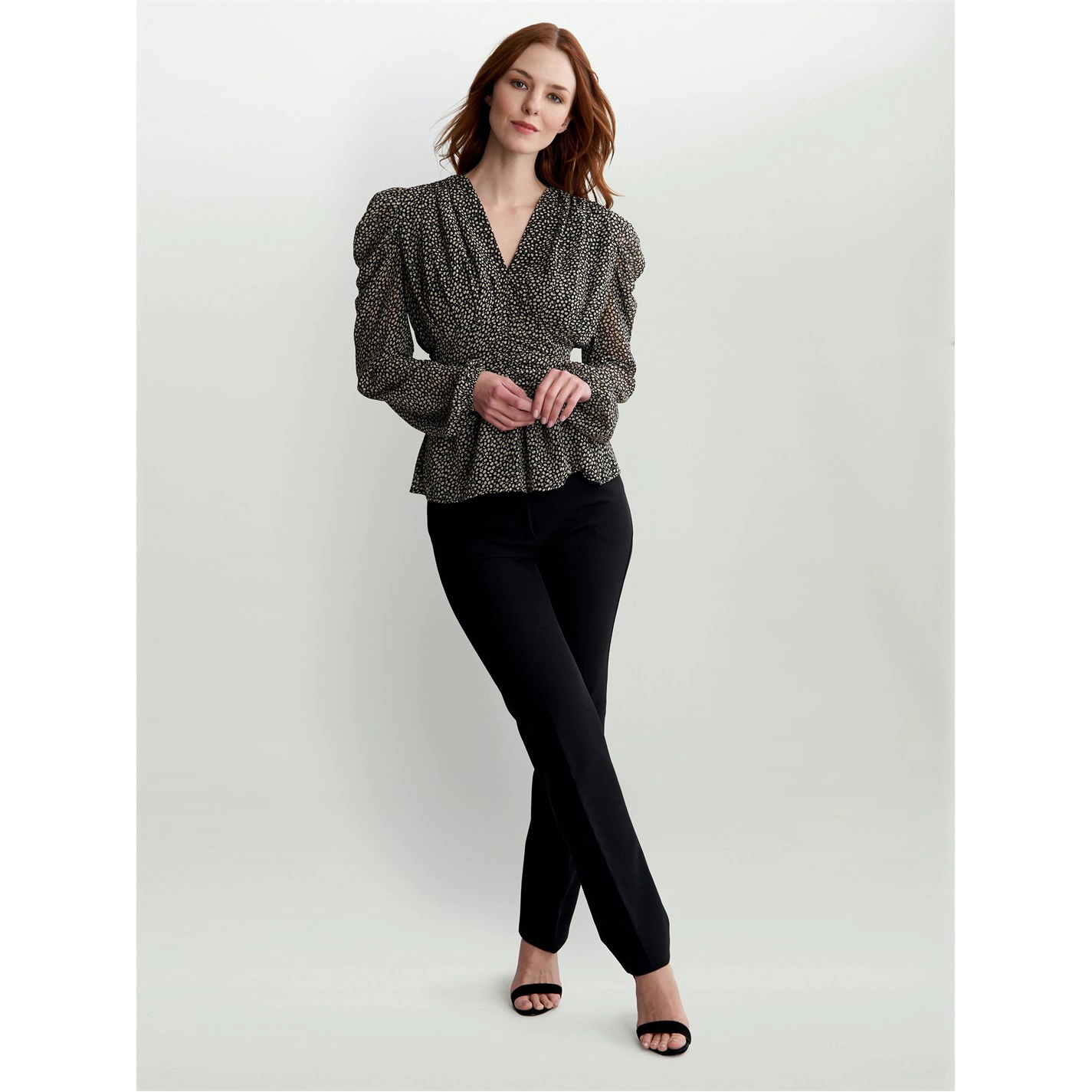 Gina Bacconi Nomy Blouse With Waistband 3 Gina Bacconi Nomy Blouse With Waistband - Image 3
