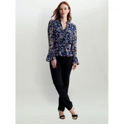 Gina Bacconi Marielle Georgette Blous -Gina Bacconi Sales aa282100 xxl a2