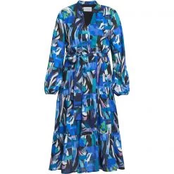 Gina Bacconi Daviana Neck Button Front Dress 7 Gina Bacconi Daviana Neck Button Front Dress -Gina Bacconi Sales aa282200 xxl a3