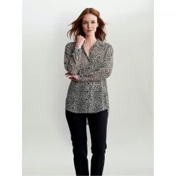 Gina Bacconi Sales 45 Gina Bacconi Elizabeth Printed Georgette Shirt Tunic