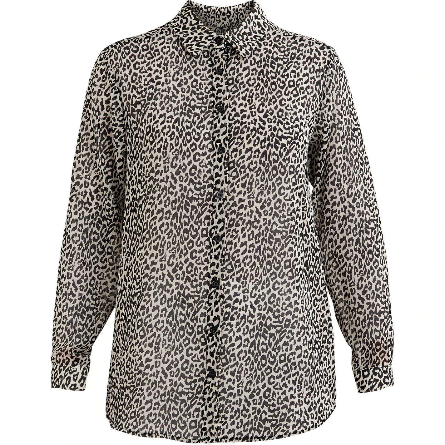 Gina Bacconi Elizabeth Printed Georgette Shirt Tunic 4 Gina Bacconi Elizabeth Printed Georgette Shirt Tunic - Image 4